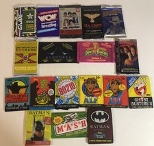 Lot Of 18 Trading Card Packs Mash Alf Ghostbusters 2 90210 Batman Returns