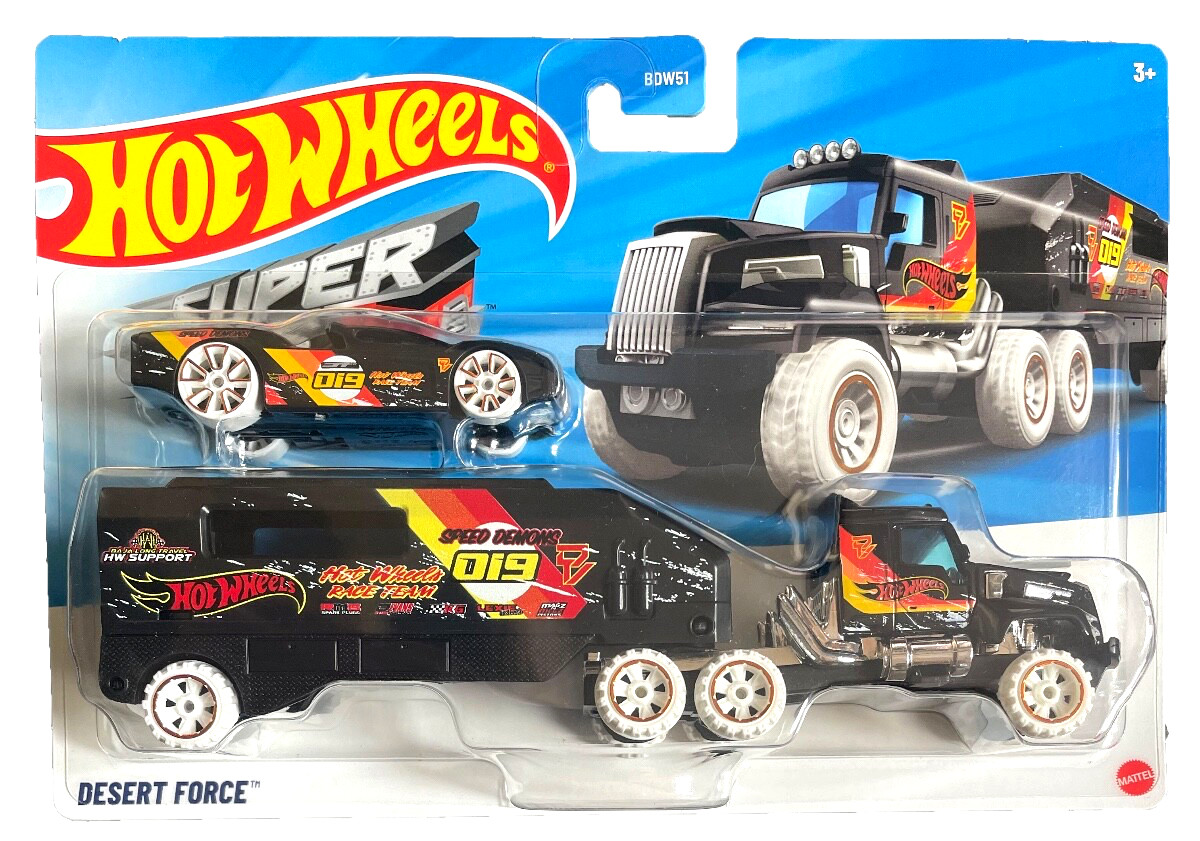 Hot Wheels Super Rigs Trucks mit Modellauto Kinder Spielzeug Mattel sortiert LKW