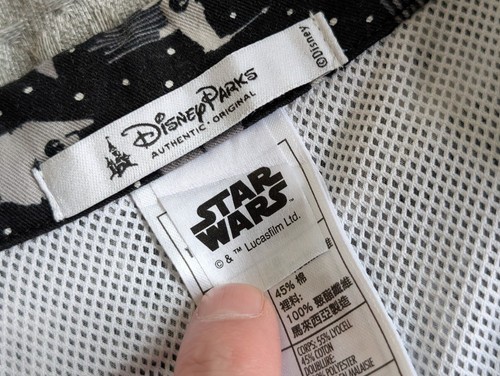 Disney Store Star Wars Shirt Erwachsene Small schwarz X Wing Todesstern Camp Kragen - Bild 5 von 10