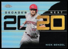 2020 Topps Chrome Update Decade's Next Nick Senzel Cincinnati Reds #DNC-12