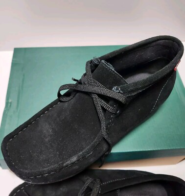 Clarks Padmore Ankle Boots Men\'s Size 7.5M Black Suede Leather Chukka clarks padmore products for sale | eBay main image 3