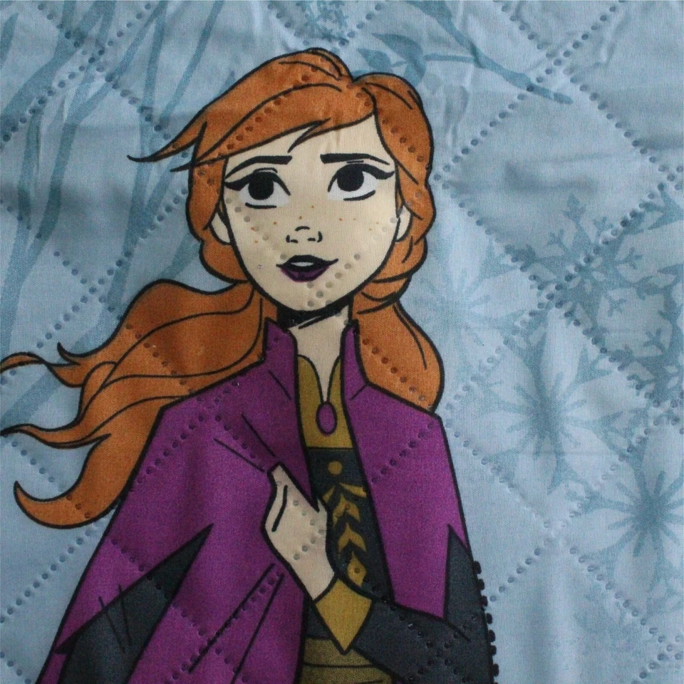 Trapuntino  Frozen Disney Copriletto Trapuntato primaverile estivo Elsa Anna - Immagine 4 di 4