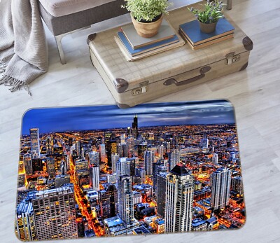 3D Stadtgebäude NAM6546 Spiel Teppich Mat Elegant Foto Teppich Fay
