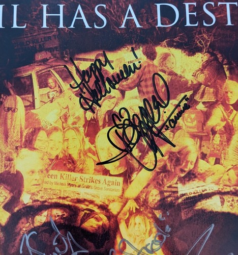 Póster promocional de Rob Zombie's Halloween 2007 firmado x6 Sid Haig, Tyler Mane, Harris - Imagen 5 de 5
