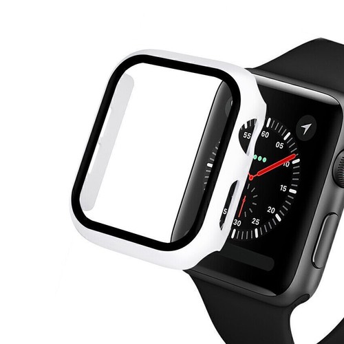Glass+Cover For Apple Watch Case iWatch Series 8 7 6 5 4 Screen Protector 45mm - Photo 13 sur 24