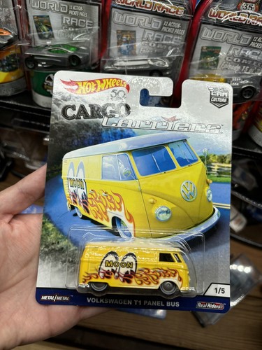 HOT WHEELS 2018 Premium Car Culture Cargo Carriers Volkswagen T1 Panel Bus - 第 2/3 張圖片