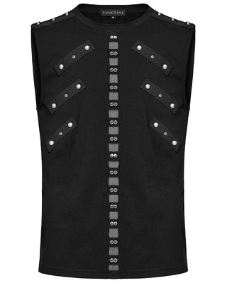 Gilet Goth Da Uomo - Design Punk - Foto 6