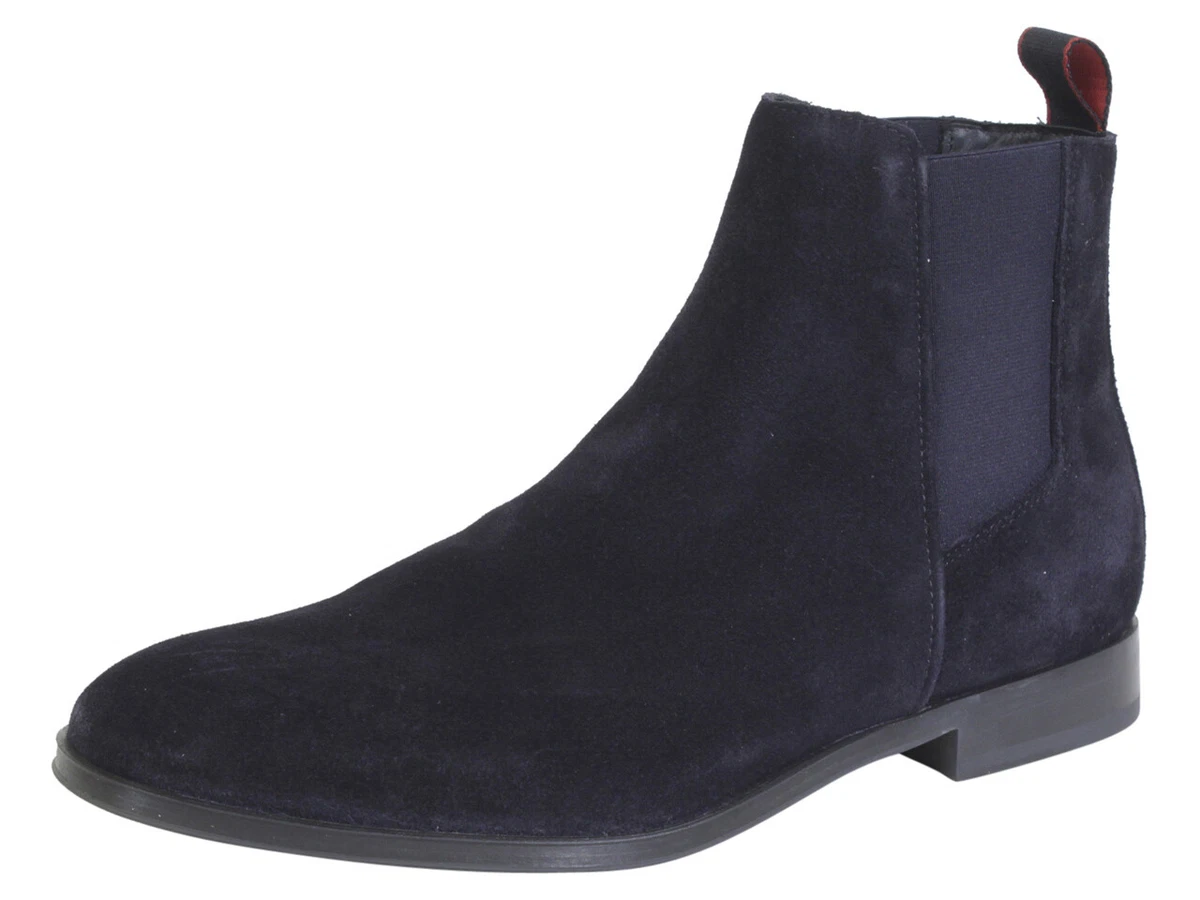 Hugo boss dark blue boots sale