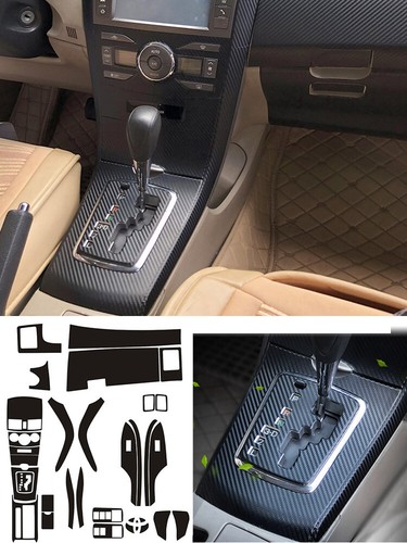 Juego completo de adornos adhesivos de fibra de carbono para interior de coche para Toyota Corolla 2007-2013 - Imagen 2 de 11