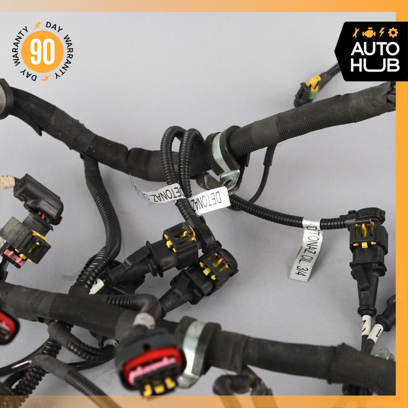 09-19 Maserati GranTuismo M145 Fuel Injector Injection Wiring Harness OEM 33k