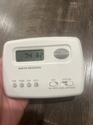 Used Operational White-Rodgers, 7 Day Programble Electronic Thermostat 1F78