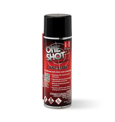 Hornady One Shot Case Lube, 5 oz - Aerosol Dry Lube, With DynaGlide Plus