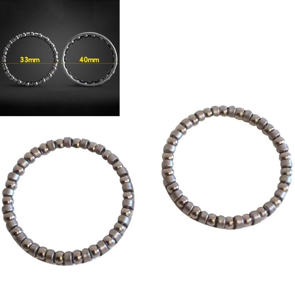 Bike Ball Bearing Parts Crankshaft Wheel MTB Threaded Headset Bicycle 1 1/8'' - Image 4 of 4