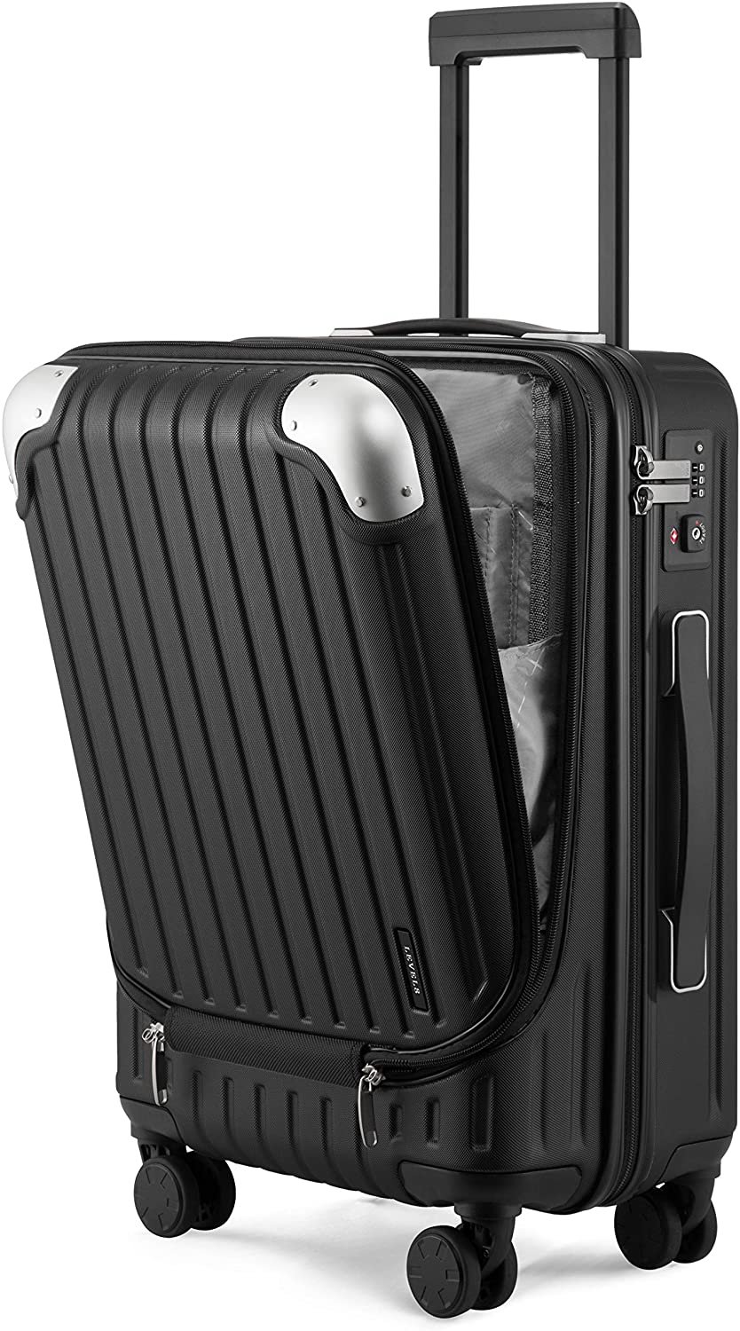 Grace Carry on Luggage, 20 Inch Hardside Suitcase, Harshell Spinner Travel Lugga-image