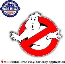 GHOSTBUSTERS LOGO VINYL DECAL STICKER CAR TRUCK BUMPER 4MIL BUBBLE FREE US MADE