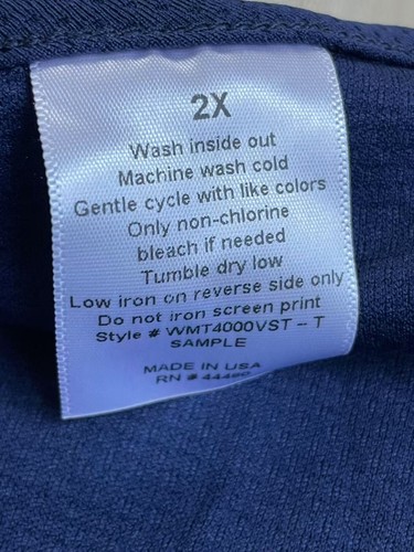 NEW!!! Walmart Proud Associate Embroidered Employee Vest 2XL Unisex Made in USA - Picture 4 of 8