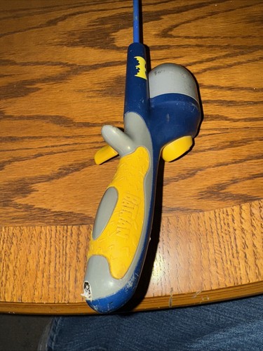 VINTAGE Original Batman DC Comics 2 Kid's 30" Fishing Pole Kids Rod & Reel Combo - Picture 14 of 15
