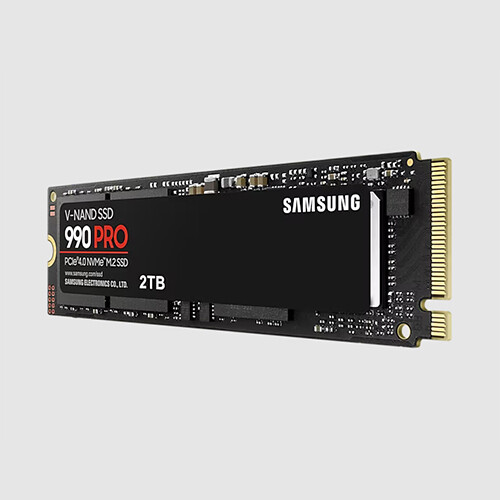 Samsung 990 PRO 2TB NVME SSD M.2 2280 PCIe Gen 4.0 x4, NVMe™ 2.0