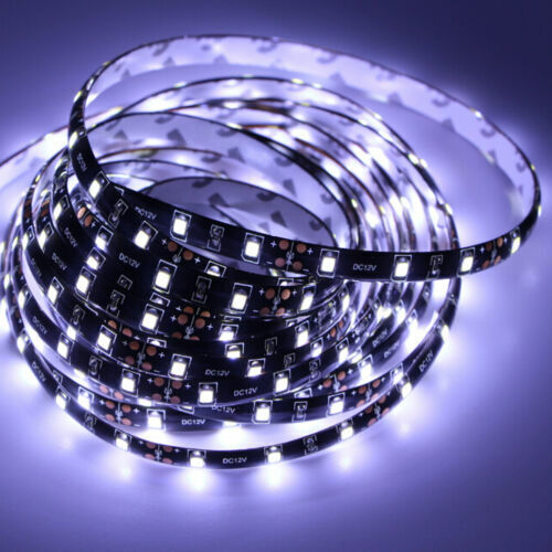 5M black PCB 3528 2835 SMD strip light waterproof 300/600 LED Ribbon Tape lamp - Picture 5 of 10