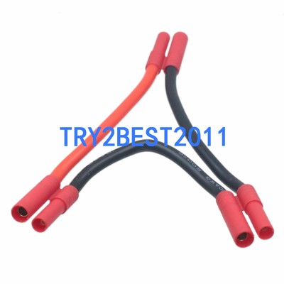 Ultra Heavy Duty: Turnigy HXT 4MM Series / Serial Lipo Connector with 10awg Wire