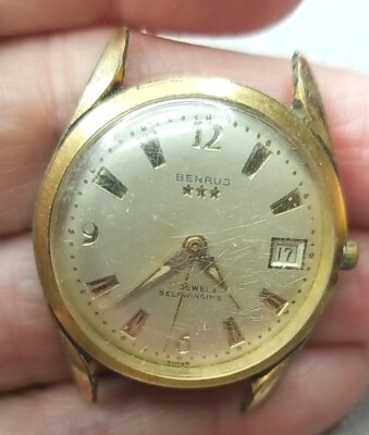 BENRUS ベンラス TYPE-III Benrus 3 Stars 39 Jewels Men's Automatic