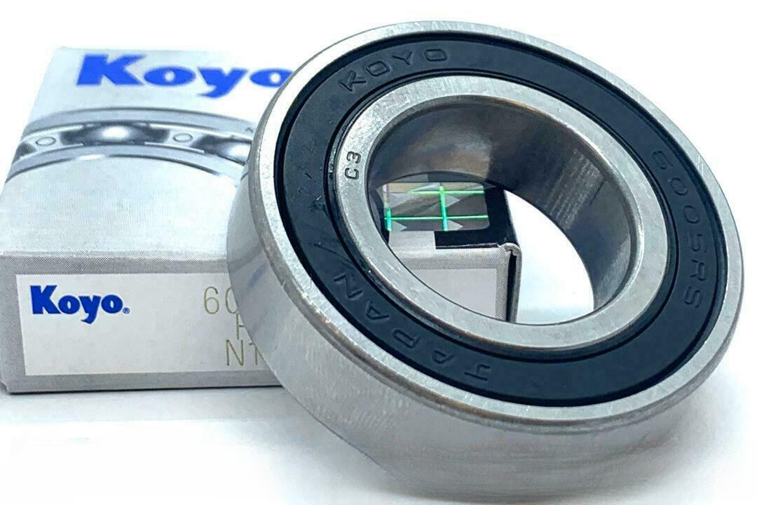 KOYO 6005 2RS DEEP GROOVE BALL BEARING, RUBBER SEALED 25x47x12 mm