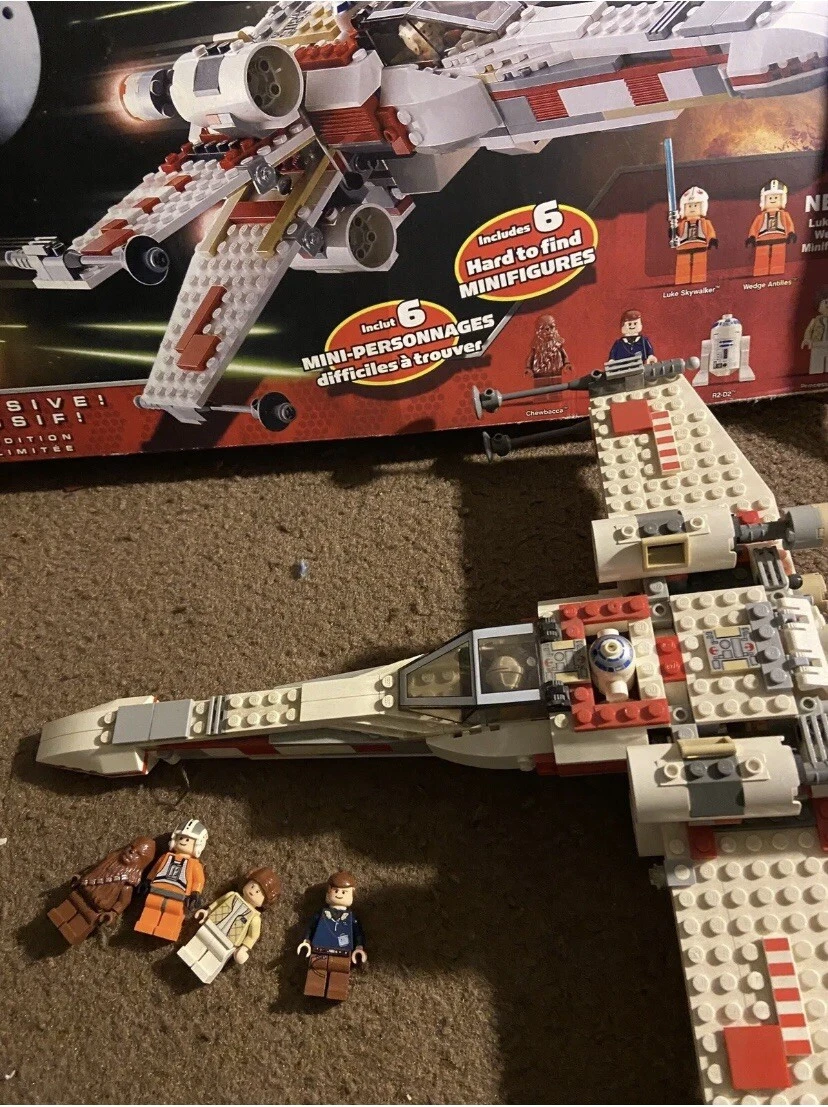 Glat Hellere film LEGO Star Wars X-Wing Fighter (6212) Complete With Figs &amp; Instructions  673419092159 | eBay