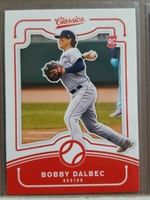 Bobby Dalbec 2021 Chronicles Baseball Classics RC card #2 Boston Red Sox