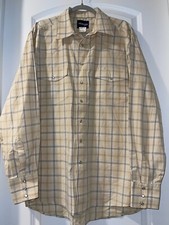 Wrangler Western Vintage Pearl Snap Men s Button Up Shirt Size XLT