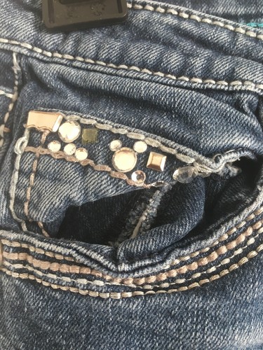 Levi's Skinny Girls Jeans Size 14 Regular STRETCHABLE COTTON & 1% SPANDEX J121 - Picture 5 of 6