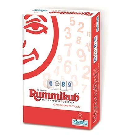 RUMMIKUB LIGHT TRAVEL CLASSIC BOARD GAME PORTABLE EDITION FOR KIDS ADULTS FAMILY