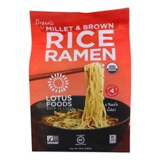 Organic Rice Ramen Noodles Millet And Brown 10 Oz Case Of 6 By Lotus Foods