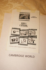 Leica HISTORICAL SOCIETY of AMERICA CATALOG NO.135 NOVEMBER 2007