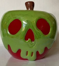 DISNEY Villains Evil Queen Poison Apple Cookie Jar ZRIKE BRANDS Snow White