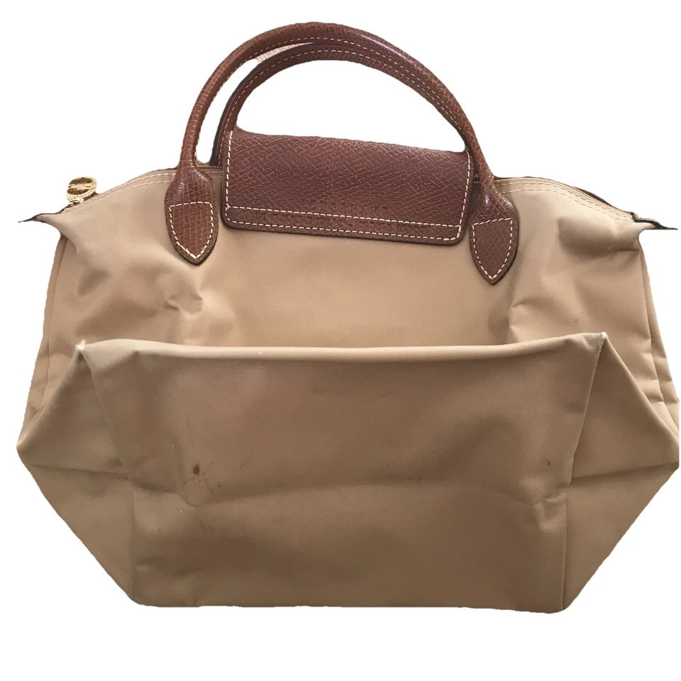 Longchamp Le Pliage Small Original Tan Tote Bag - Image 4 of 4