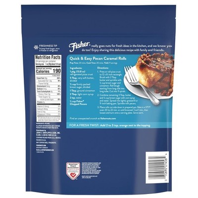 Unsalted Pecans 24 oz -  Protein, Keto Friendly