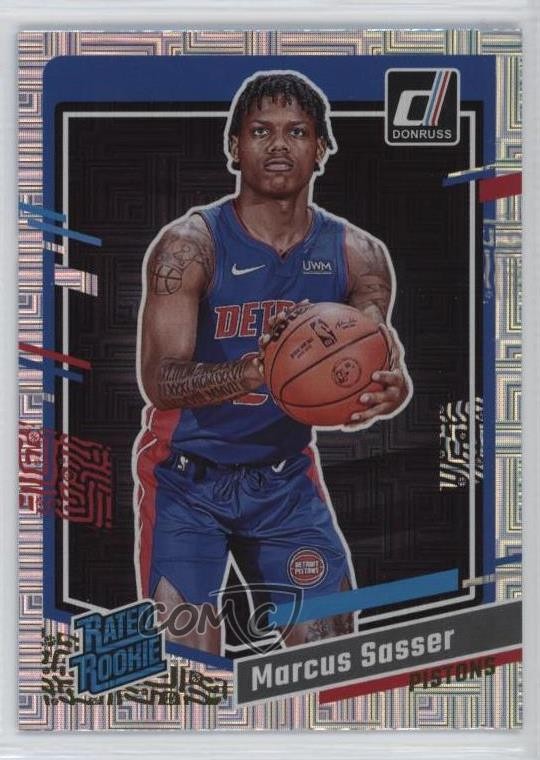 2023-24 Panini Donruss Rated Rookie Choice Marcus Sasser #222 17r2