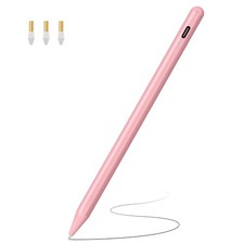 Stylus Pen for iPad 2018-2025 with Fast Charging  Palm Rejection, Pink