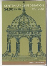 Australia: Centenary of Federation, Complete Stamp Booklet