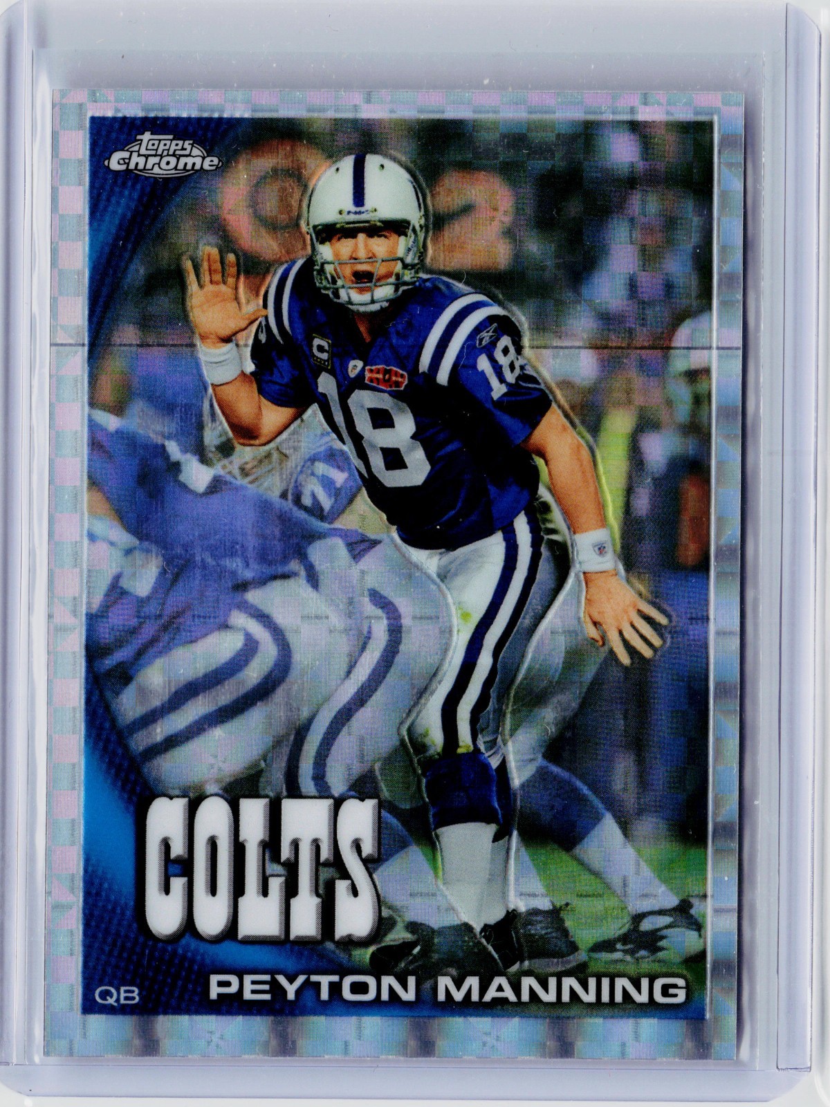 2010 TOPPS CHROME XFRACTOR #50 - PEYTON MANNING