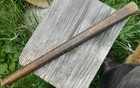 ANTIQUE HARDWOOD TIRE THUMPER 18” BAT CLUB TOOL WRIST LOOP HOLE WAND — photo 1
