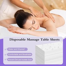 200 Piece Disposable Massage Table Sheets 31" x 71"