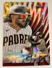2024 Topps Finest Fernando Tatis Jr, #5/5 RED REF Future So Bright, 1/3354 Packs