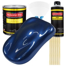 Restoration Shop Daytona Blue Metallic Acrylic Enamel Gallon Kit Auto Paint