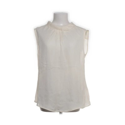 Hallhuber Donna, Top, Größe: 40, Beige, Seide, Einfarbig, Damen #P6X