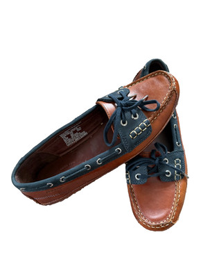 Sebago Leather Boat Shoes Women's Size 8.5 Brown Bala Loafers Preppy