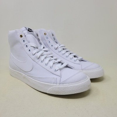 Nike Blazer Mid '77 Canvas Sneakers White-Sail-Black Women's Size 11 DX5550-100