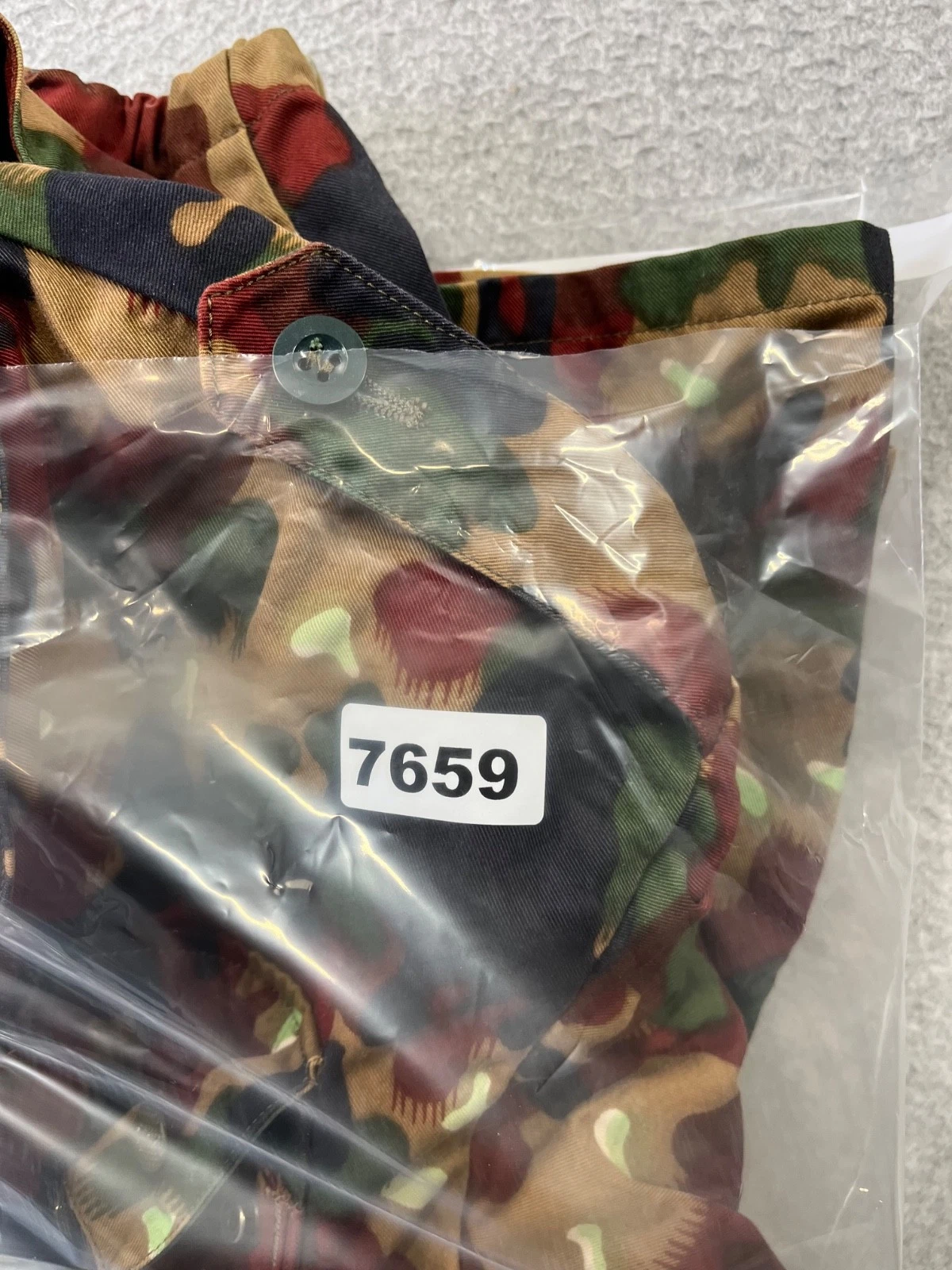 Vintage Swiss Army Taz M83 Field Jacket Mens L Alpenflage Camouflage Full Zip image 12