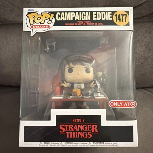 Stranger Things Target Exclusive CAMPAIGN EDDIE Funko Pop Vinyl Deluxe #1477