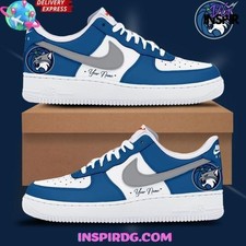 Minnesota Lynx WNBA 2025 Custom Air Force 1, Choose Size Men, Women